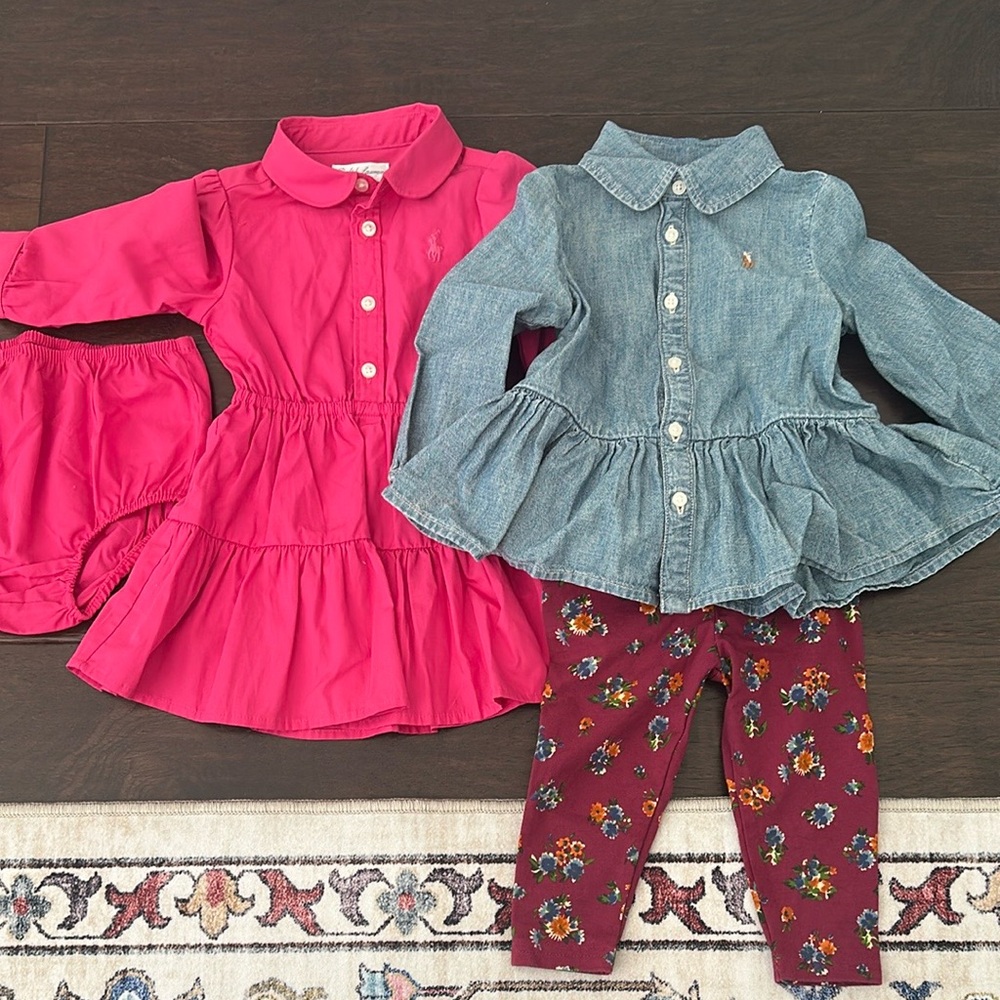 Ralph Lauren - matching set of 2 (6-9mo)